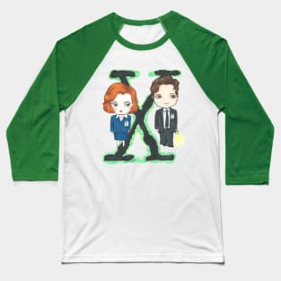 Mulder & Scully Baseball T-Shirt